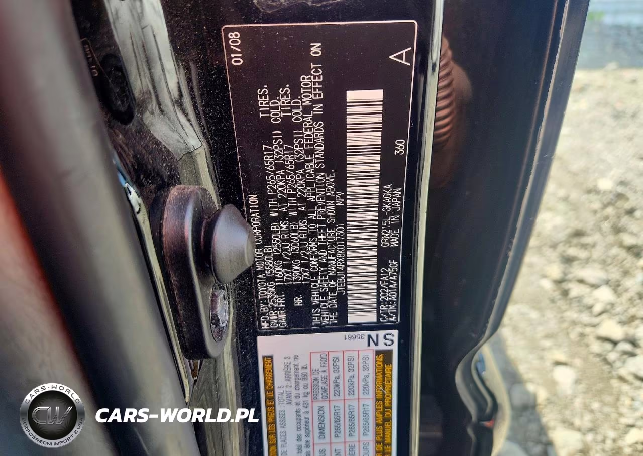 2008 Toyota 4Runner Sr5 VIN:JTEBU14RX8K017301 - 13