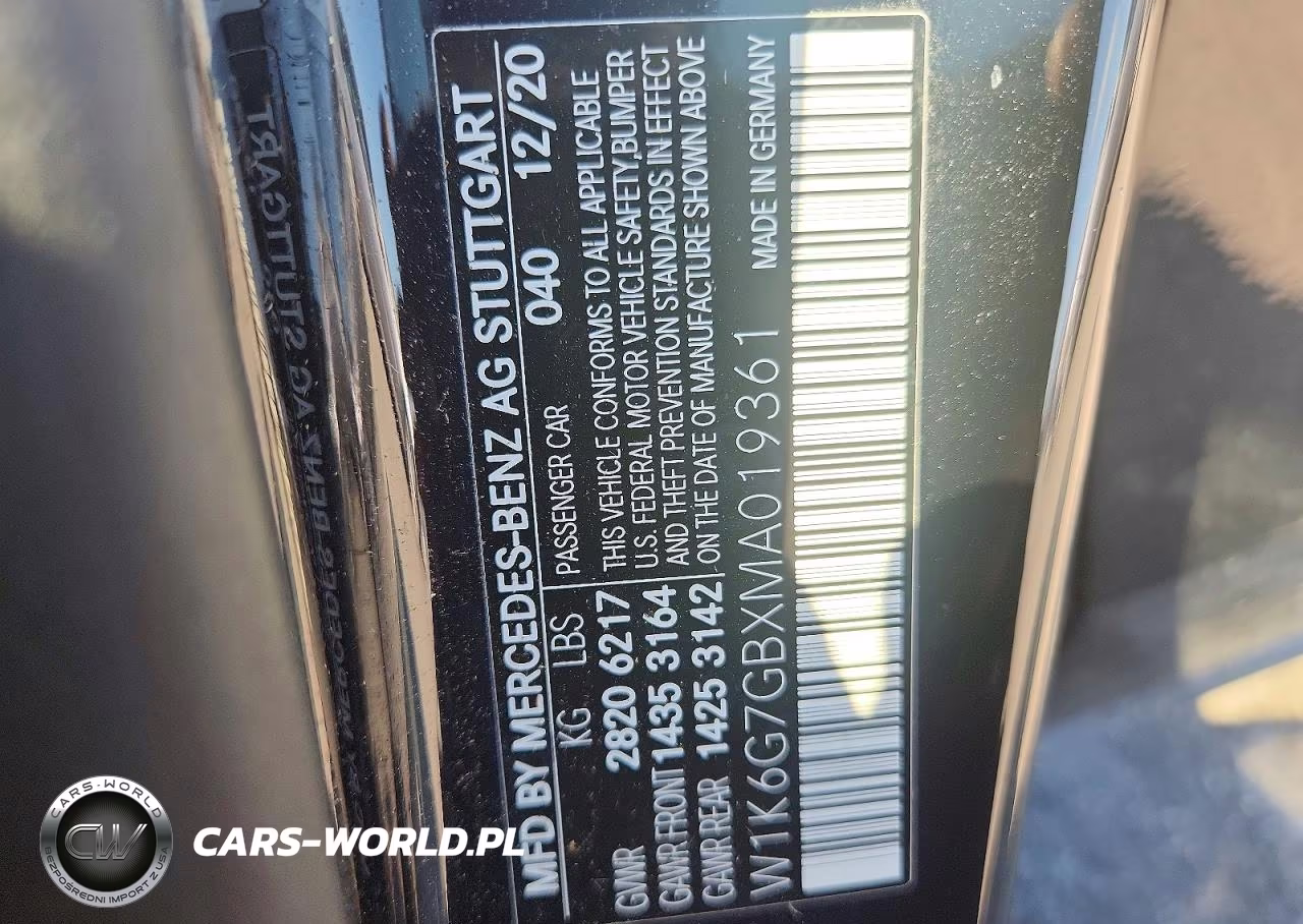 2021 Mercedes-Benz S 580 4Matic VIN:W1K6G7GBXMA019361 - 13