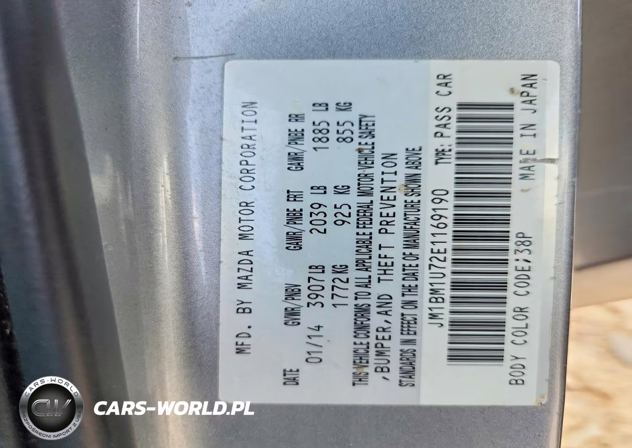 2014 Mazda 3 Sport VIN:JM1BM1U72E1169190 - 12