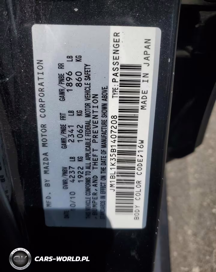 2011 Mazda Speed 3 VIN:JM1BL1K35B1407208 - 12