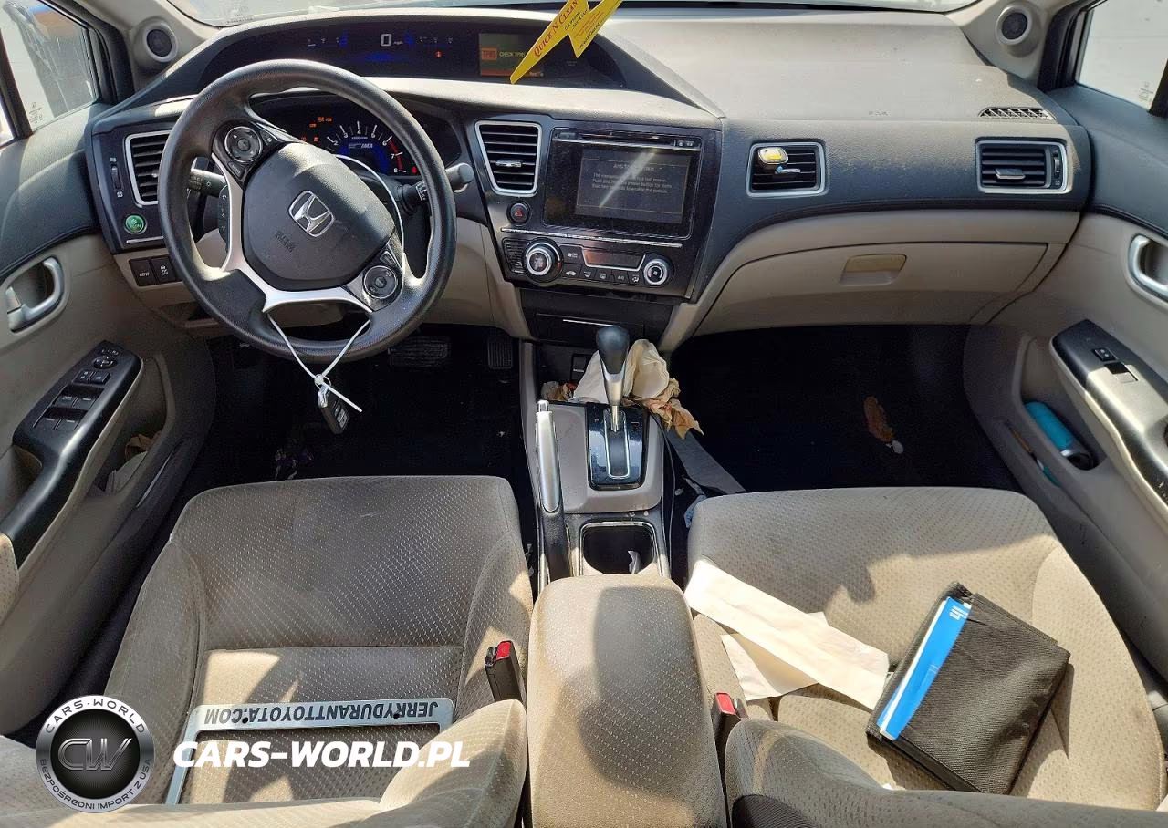 2015 Honda Civic Hybrid VIN:19XFB4F23FE001390 - 8
