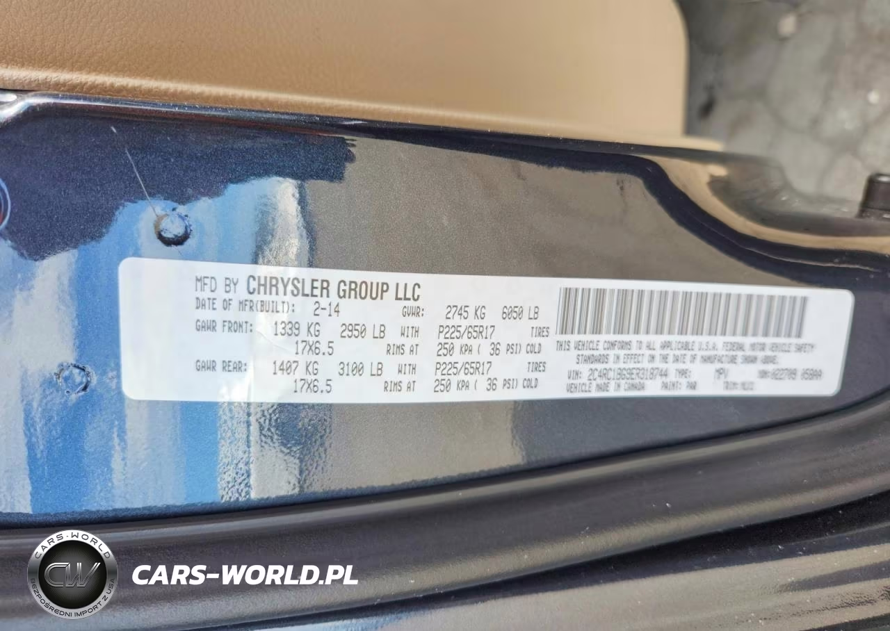 2014 Chrysler Town & Country Touring VIN:2C4RC1BG9ER318744 - 13