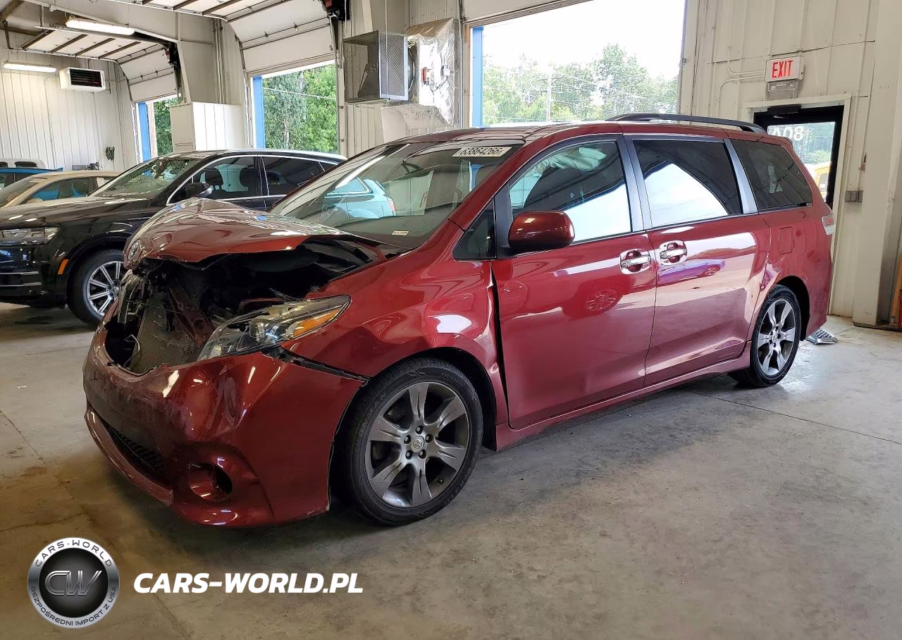 2016 Toyota Sienna Se VIN:5TDXK3DC1GS764509 - 1