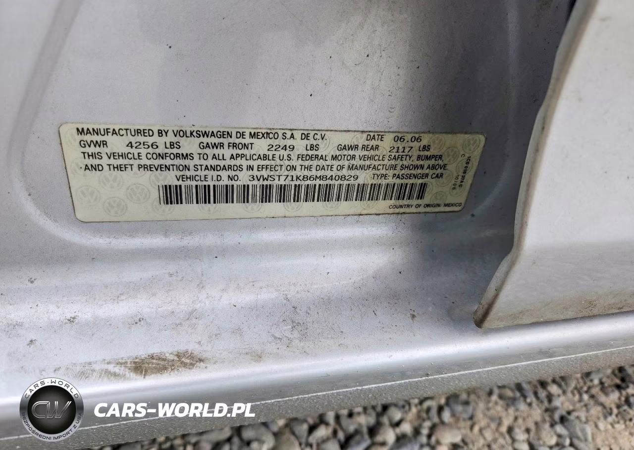 2006 Volkswagen Jetta VIN:3VWST71K86M840829 - 12