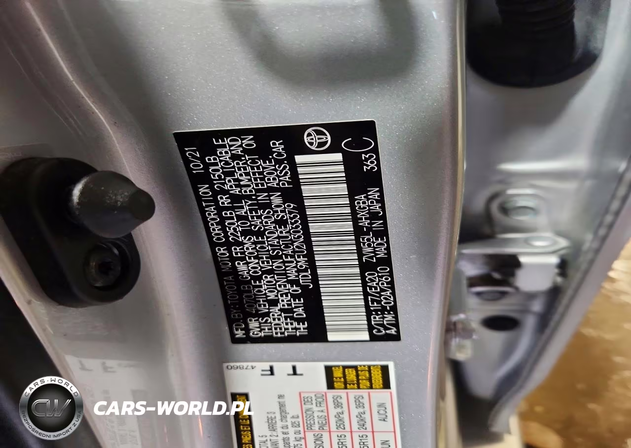 2022 Toyota Prius Xle Awd-E VIN:JTDL9MFU2N3033379 - 13