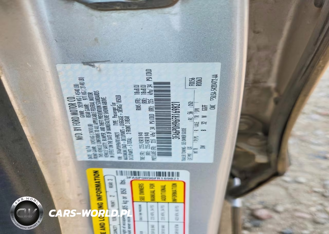 2015 Ford Fusion Se VIN:3FA6P0H96FR169821 - 12
