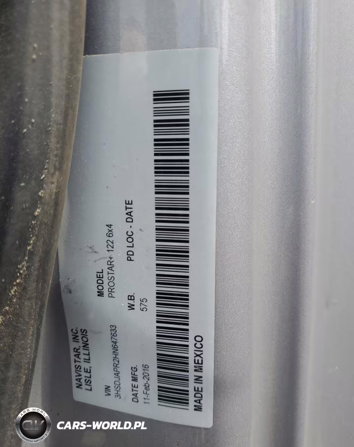 2017 International Prostar VIN:3HSDJAPR2HN647633 - 10