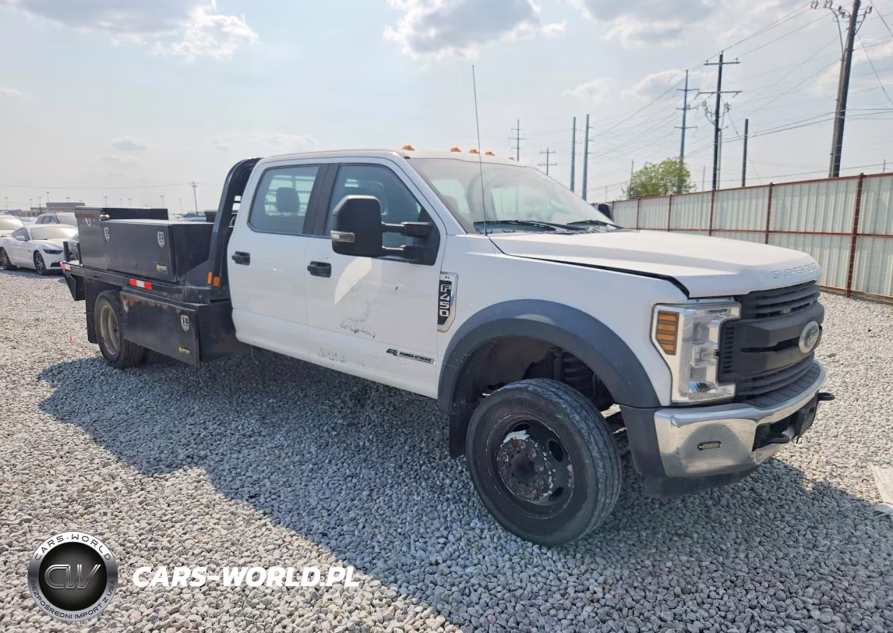 2019 Ford F450 Super Duty Flatbed Truck VIN:1FD0W4GTXKEF03493 - 4