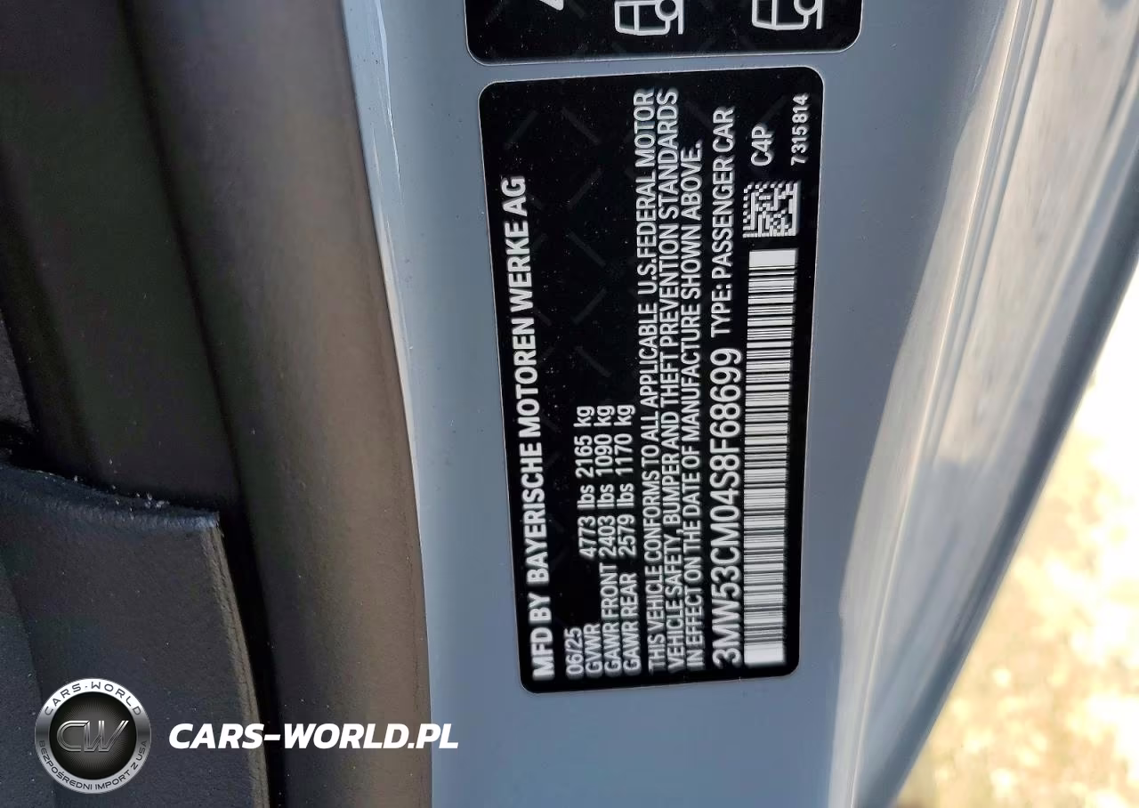 2025 BMW M240Xi VIN:3MW53CM04S8F68699 - 12