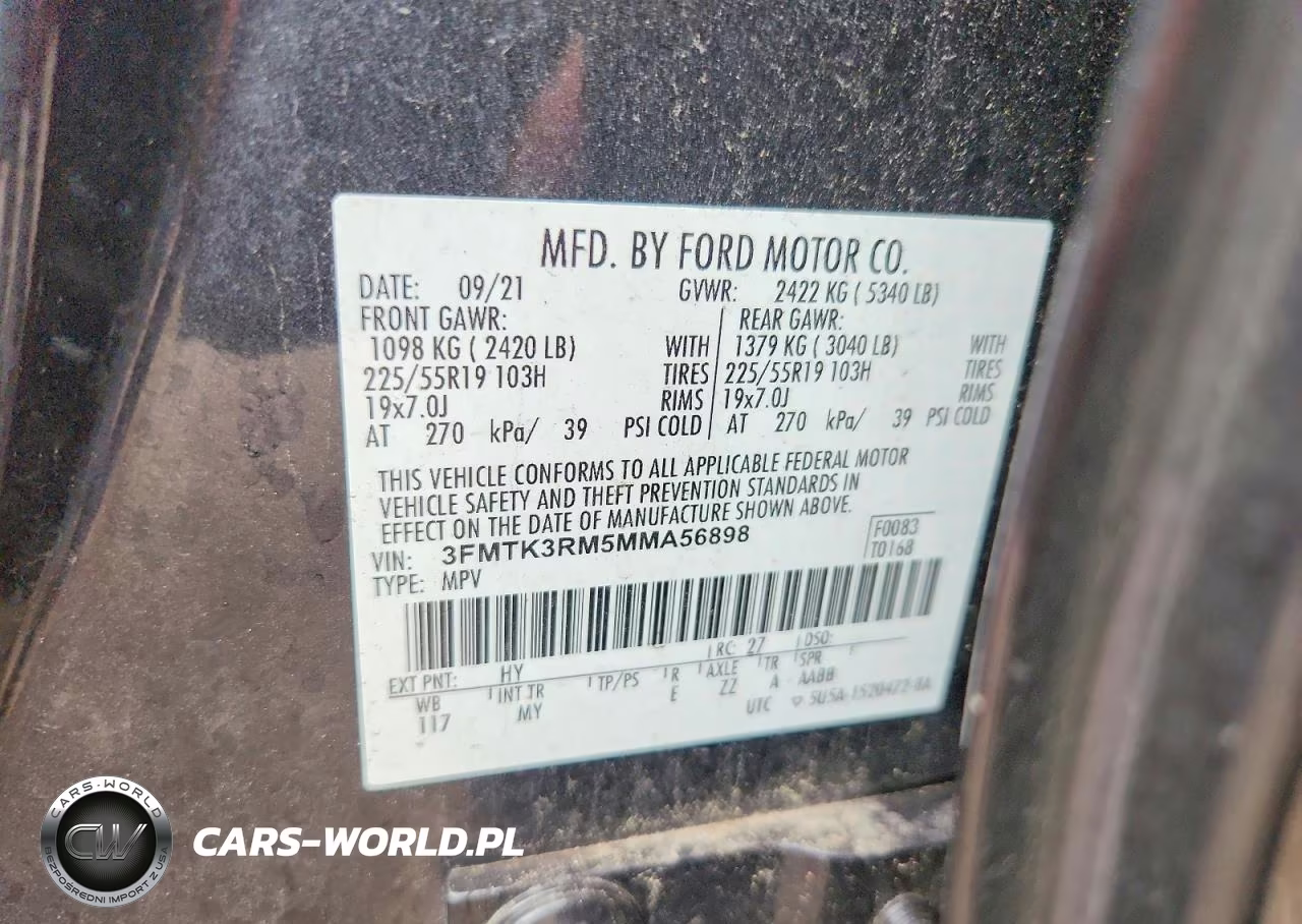 2021 Ford Mustang Mach-E Premium VIN:3FMTK3RM5MMA56898 - 12