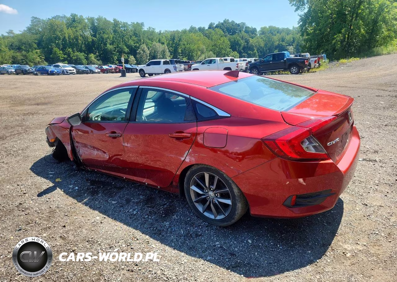2020 Honda Civic Ex VIN:19XFC1F37LE205996 - 2