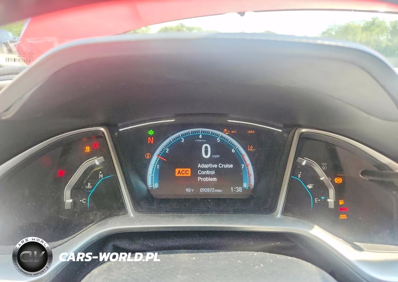2020 Honda Civic Ex VIN:19XFC1F37LE205996 - 9