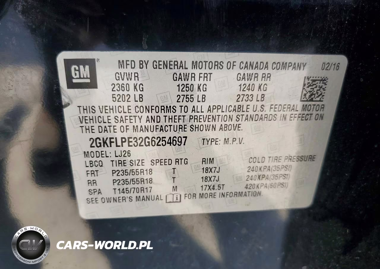 2016 GMC Terrain Slt VIN:2GKFLPE32G6254697 - 13