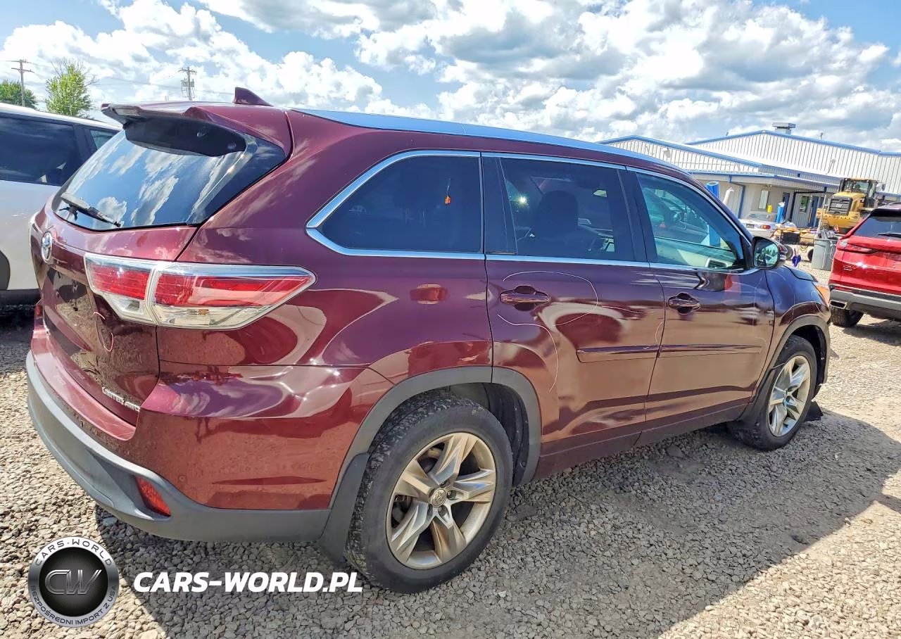 2015 Toyota Highlander Limited VIN:5TDDKRFH1FS116052 - 3
