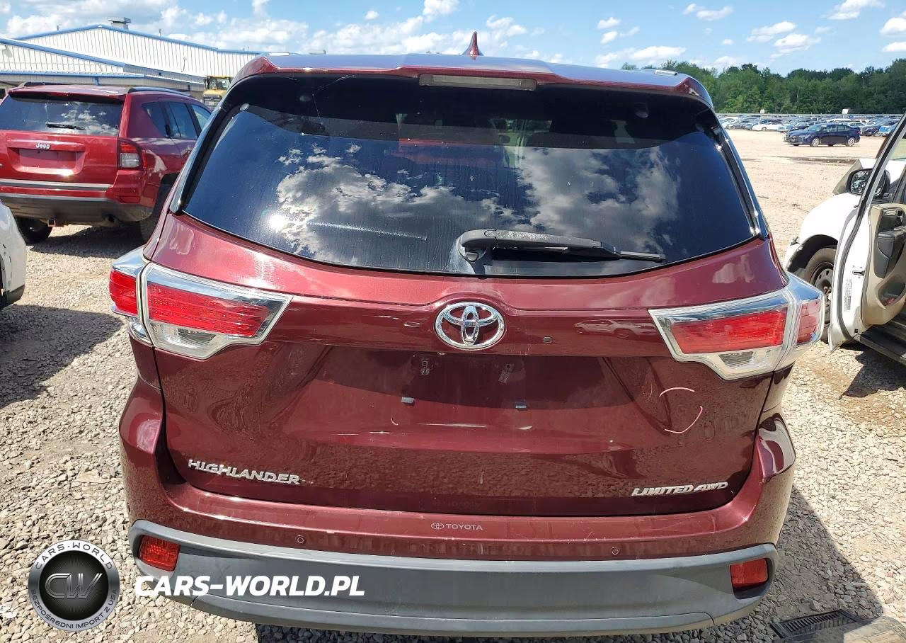 2015 Toyota Highlander Limited VIN:5TDDKRFH1FS116052 - 6