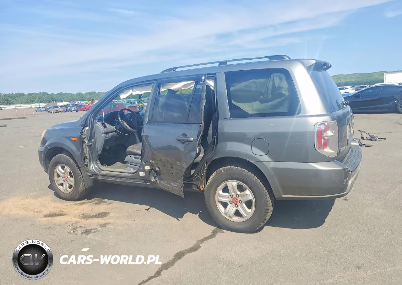 2008 Honda Pilot Exl VIN:5FNYF18608B031925 - 2