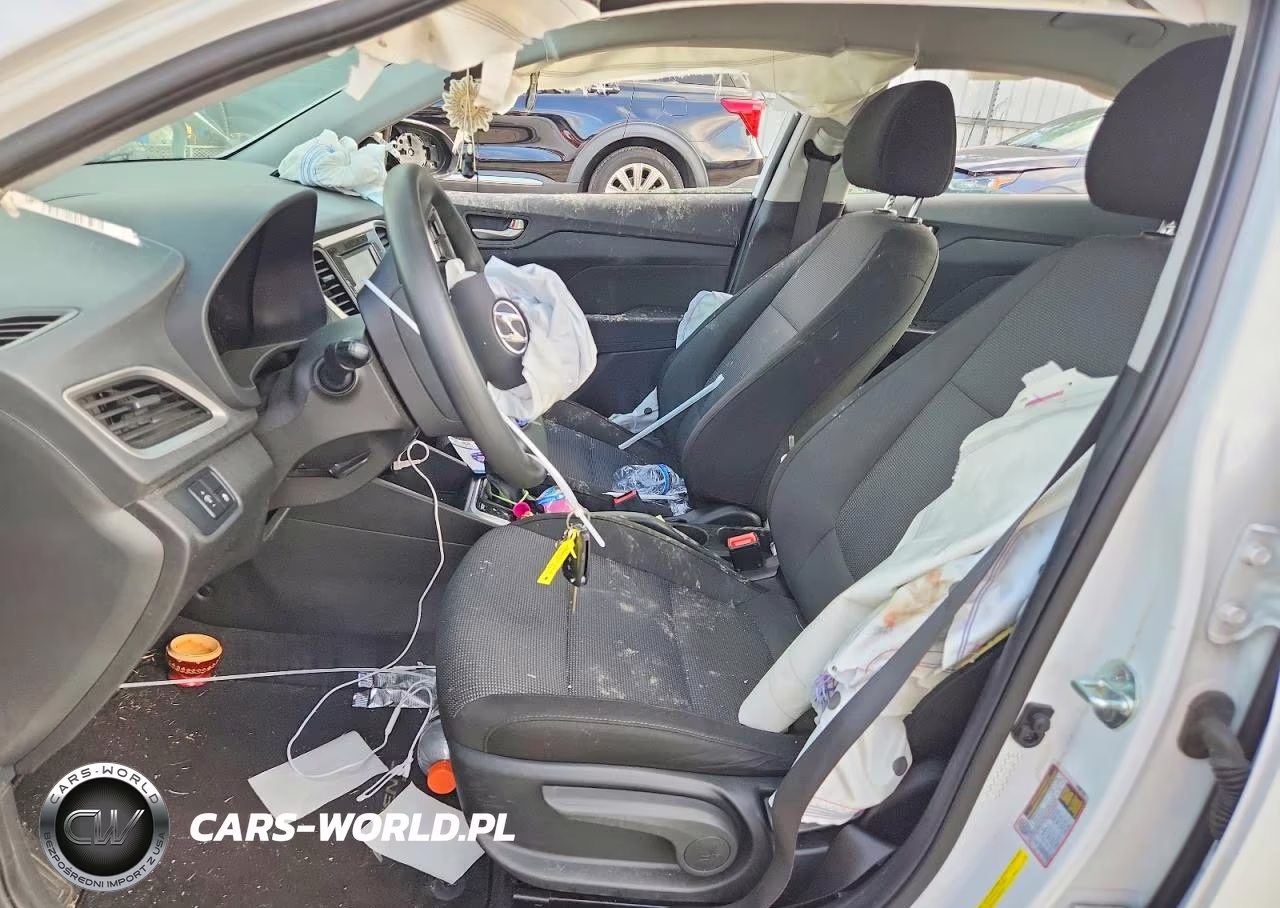 2022 Hyundai Accent Se VIN:3KPC24A69NE161009 - 7
