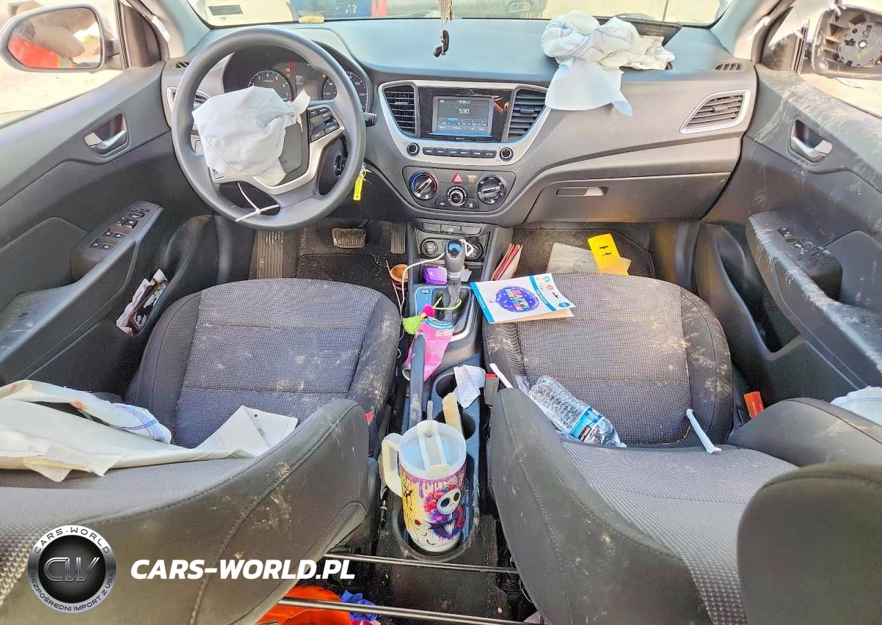 2022 Hyundai Accent Se VIN:3KPC24A69NE161009 - 8