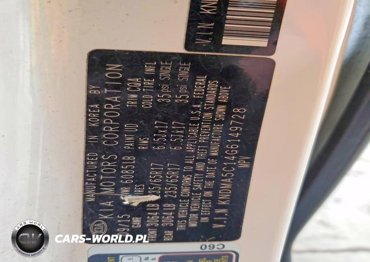 2016 Kia Sedona L VIN:KNDMA5C14G6149728 - 14