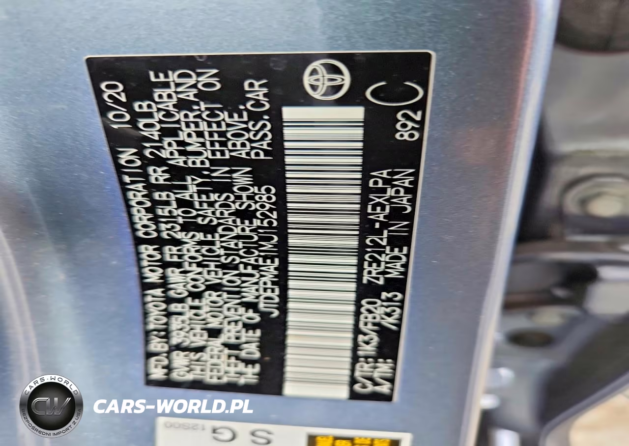 2021 Toyota Corolla Le VIN:JTDEPMAE1MJ152985 - 12