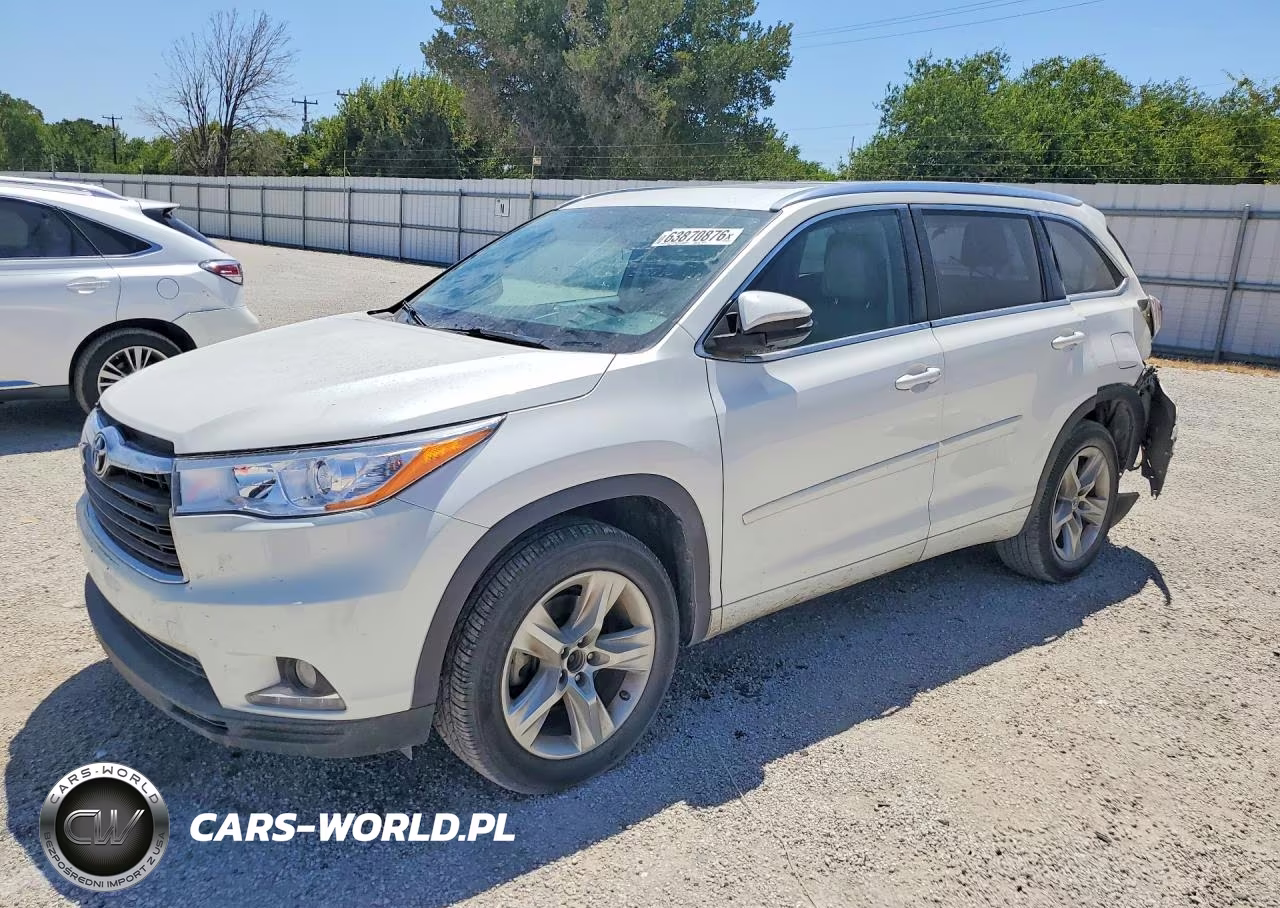 2015 Toyota Highlander Limited VIN:5TDYKRFH8FS115594 - 1