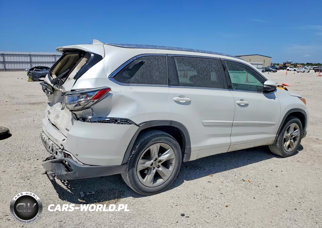 2015 Toyota Highlander Limited VIN:5TDYKRFH8FS115594 - 3