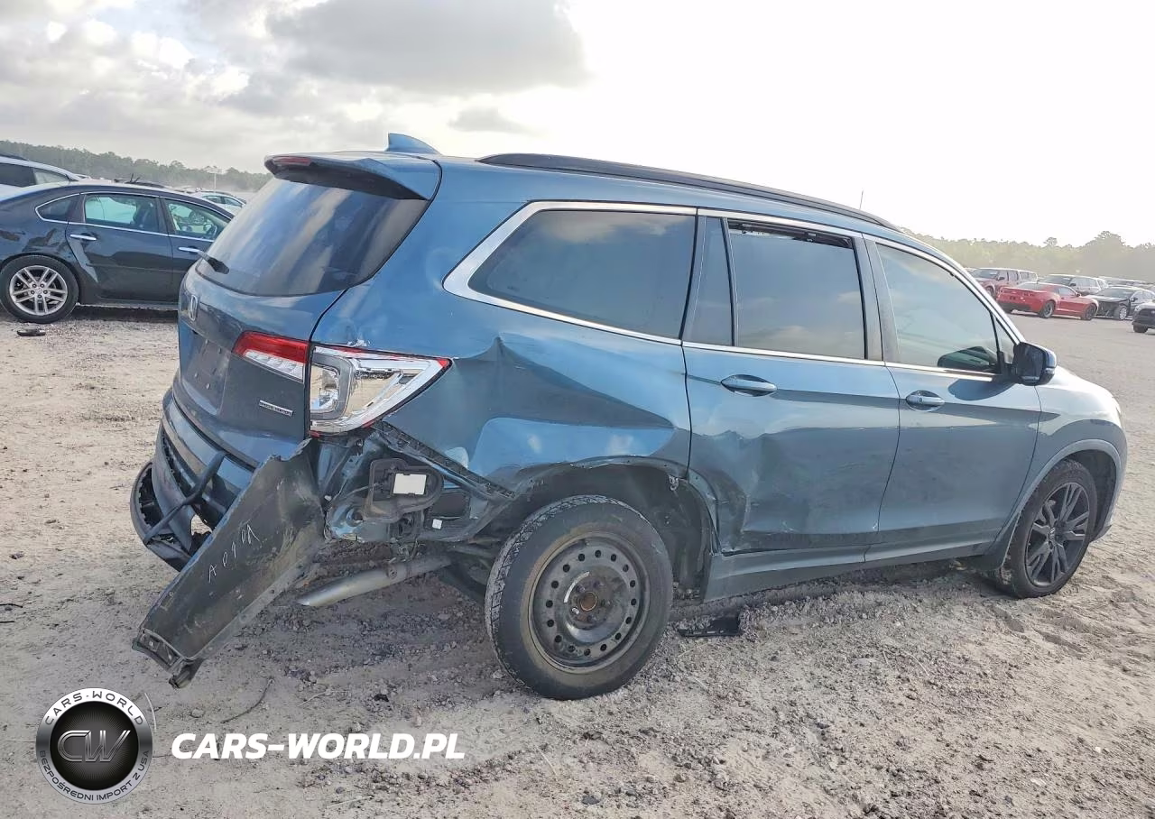 2022 Honda Pilot Se VIN:5FNYF5H21NB023073 - 3