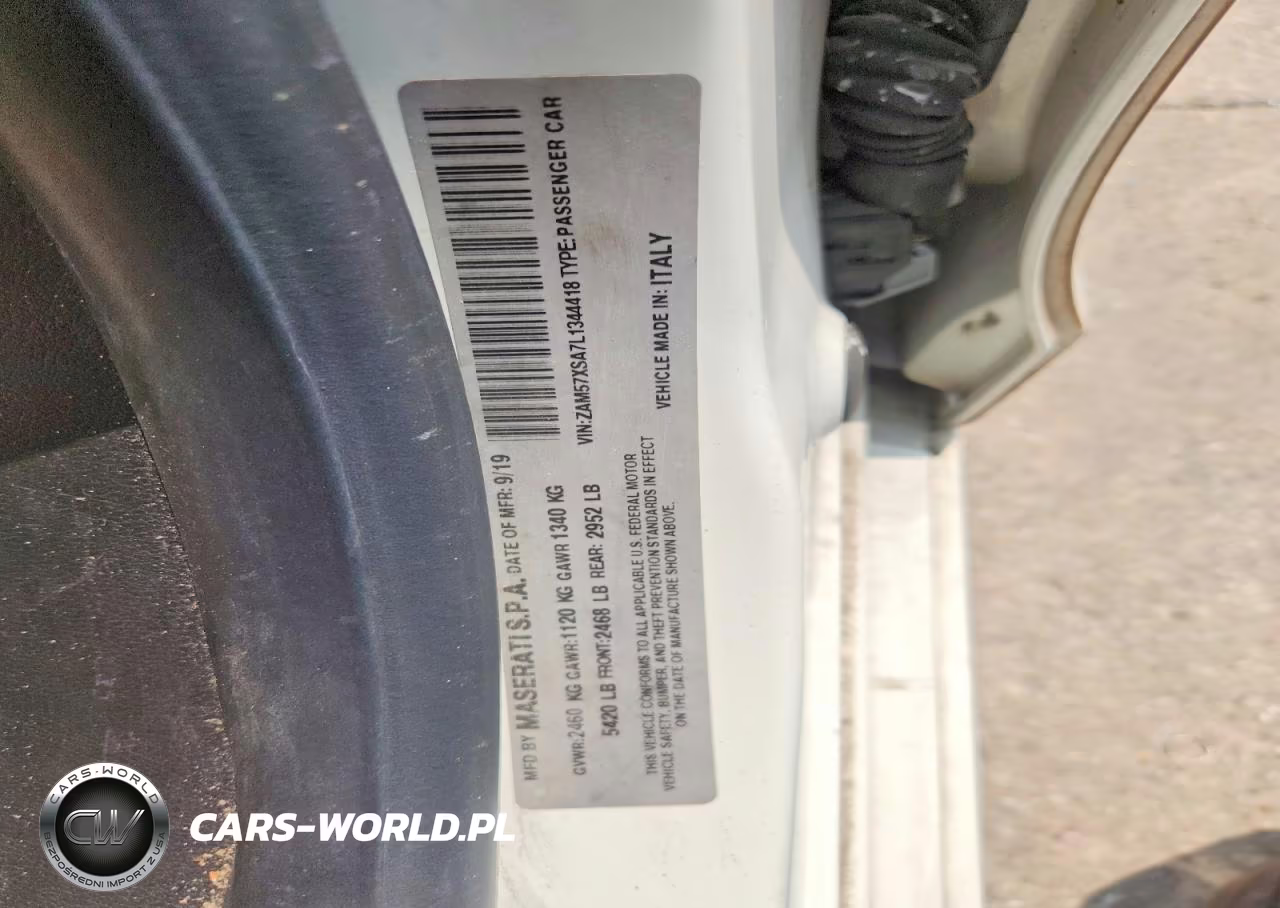 2020 Maserati Ghibli VIN:ZAM57XSA7L1344418 - 12