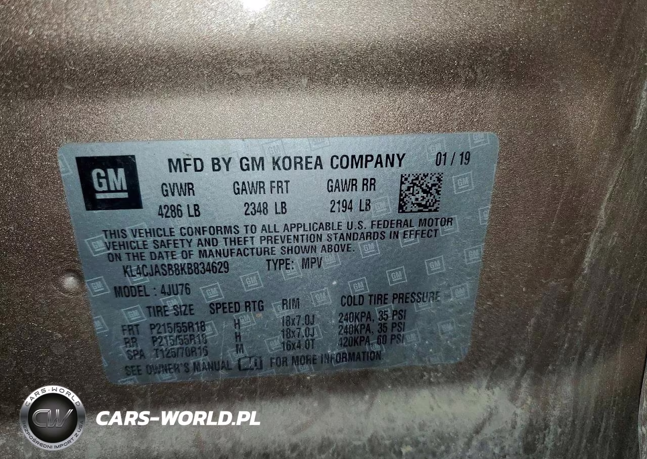 2019 Buick Encore Preferred VIN:KL4CJASB8KB834629 - 13