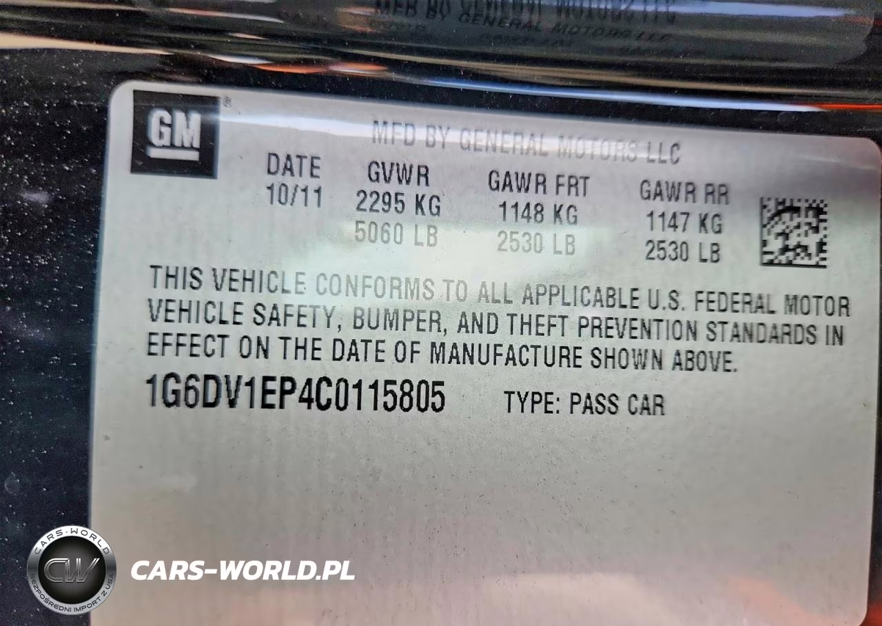 2012 Cadillac Cts-V VIN:1G6DV1EP4C0115805 - 13