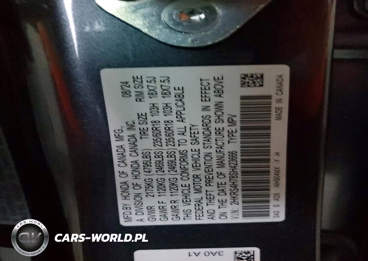 2025 Honda Cr-V Exl VIN:2HKRS4H78SH423666 - 13