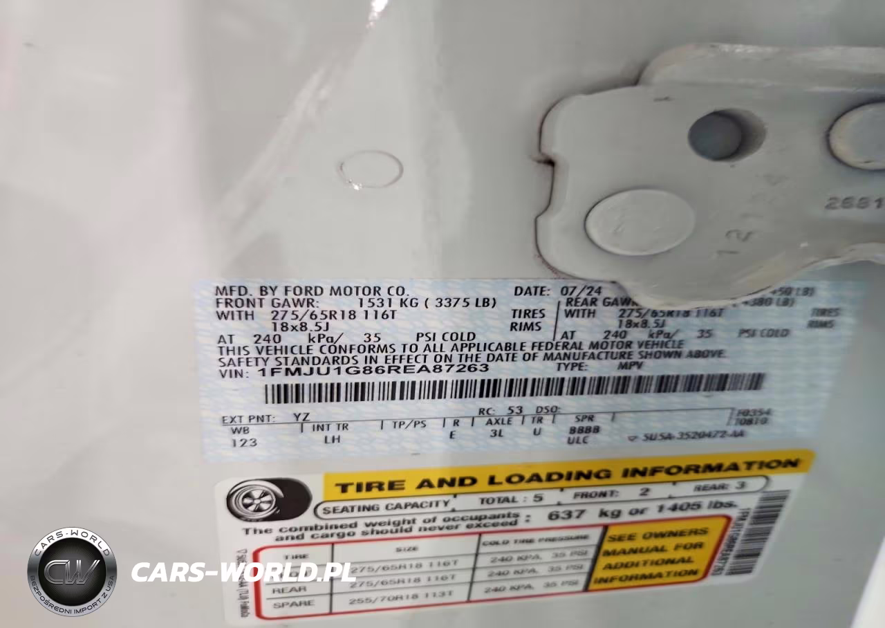 2024 Ford Expedition Xl VIN:1FMJU1G86REA87263 - 14