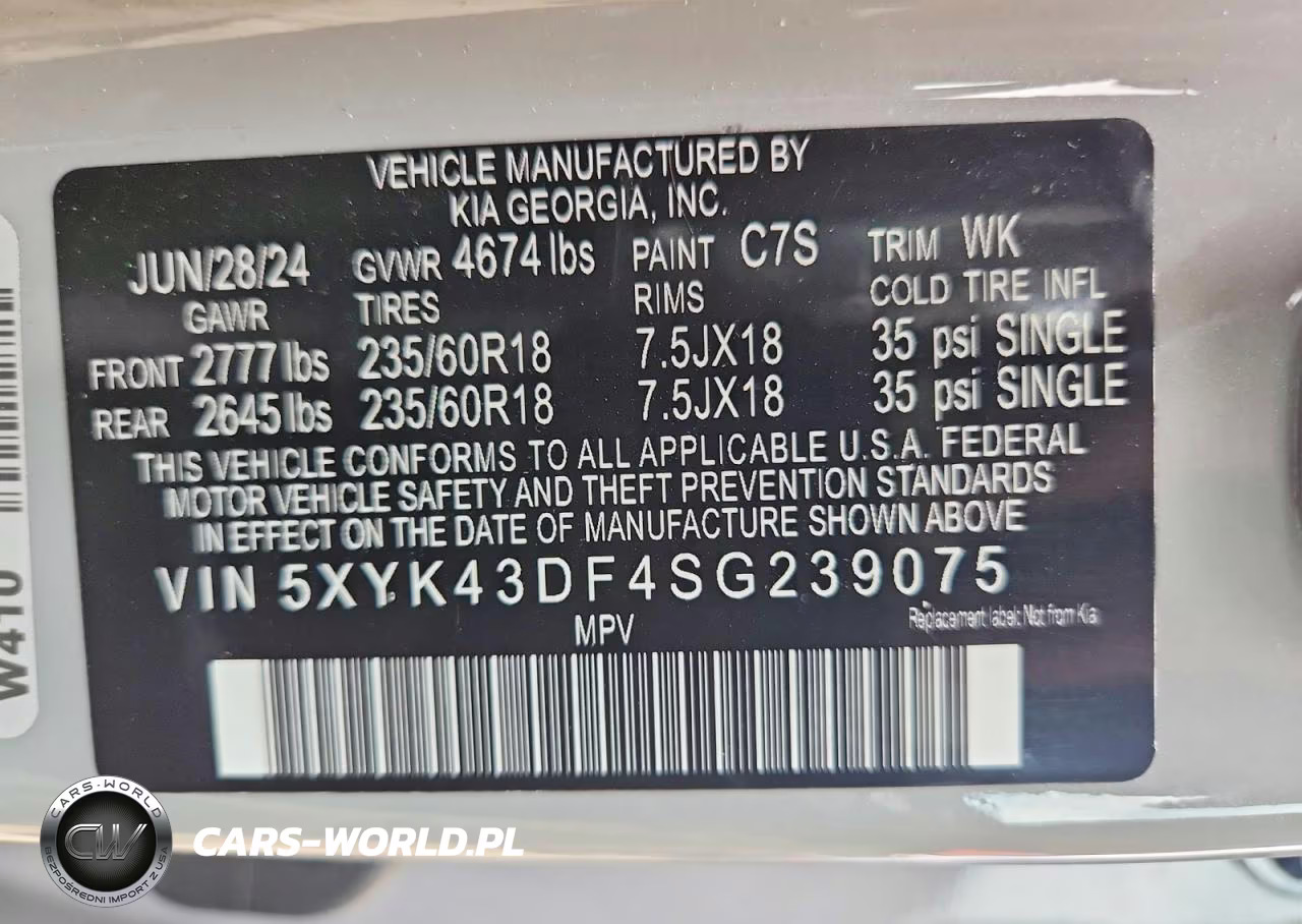 2025 Kia Sportage Sx VIN:5XYK43DF4SG239075 - 13