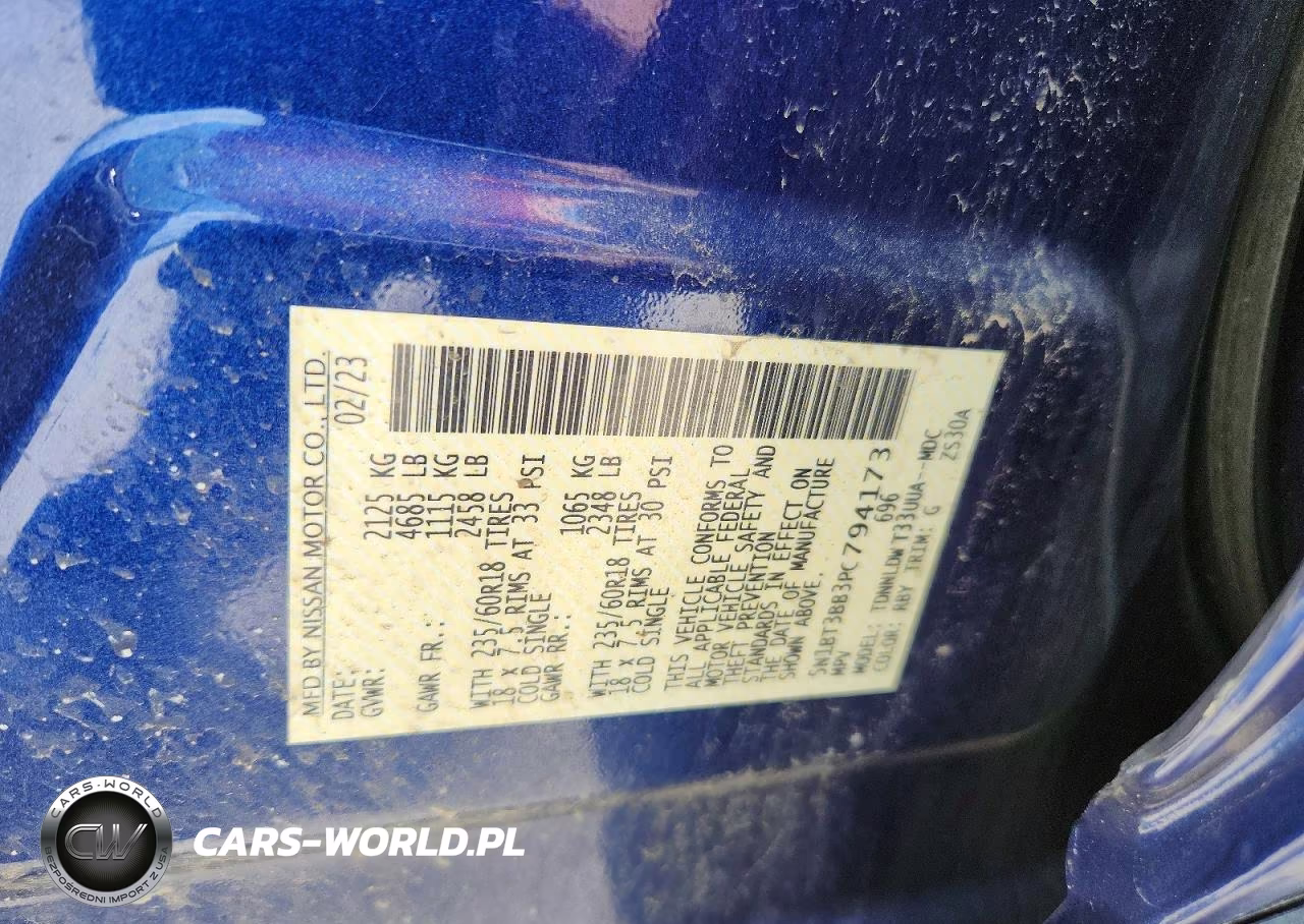 2023 Nissan Rogue Sv VIN:5N1BT3BB3PC794173 - 13