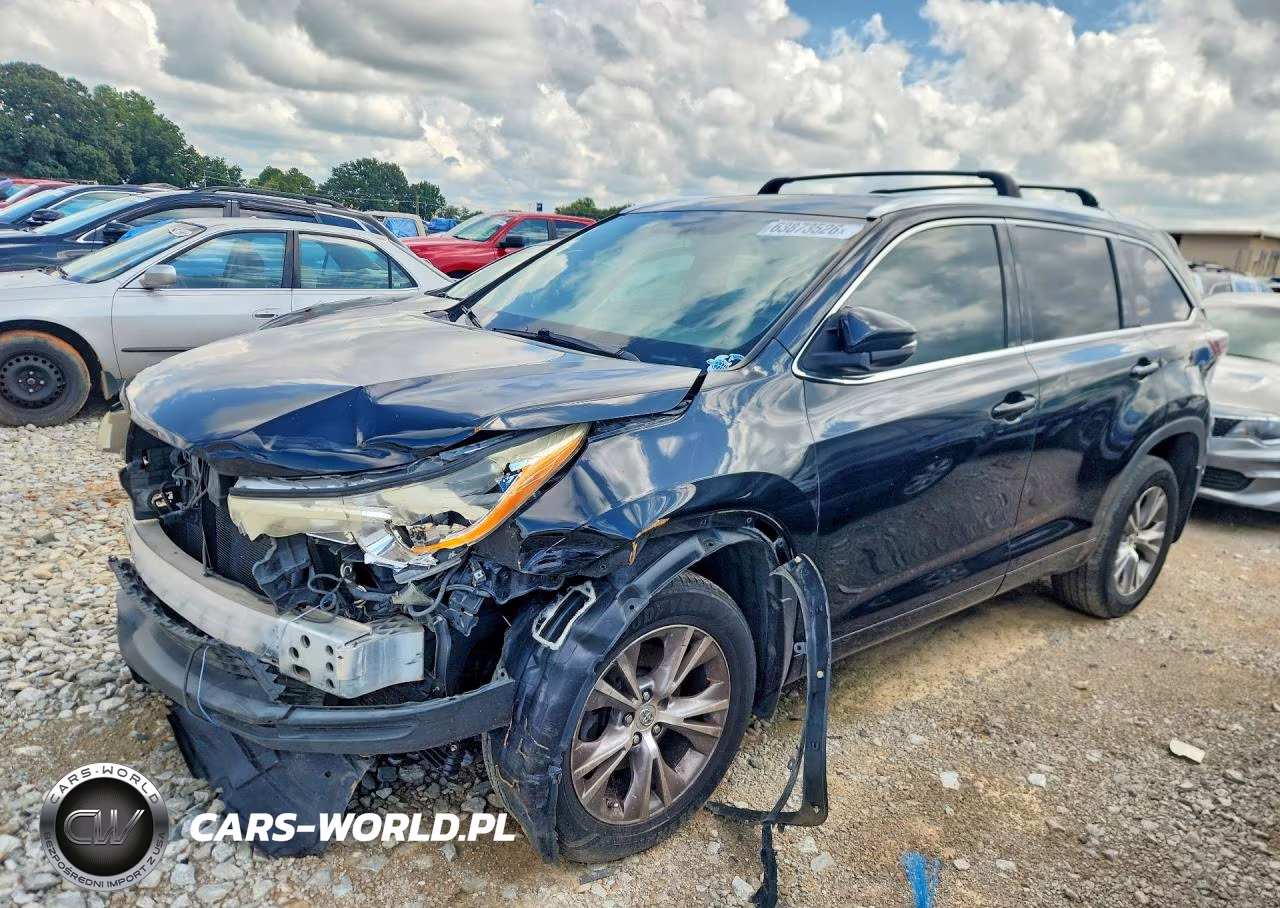 2014 Toyota Highlander Xle – zdjęcie 1 z 14
