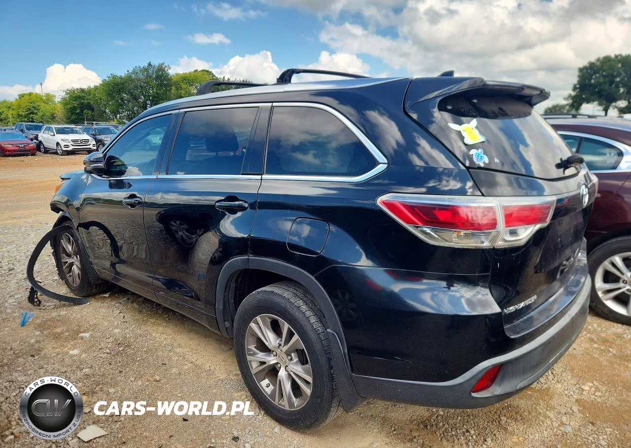 2014 Toyota Highlander Xle VIN:5TDKKRFH5ES031429 - 2
