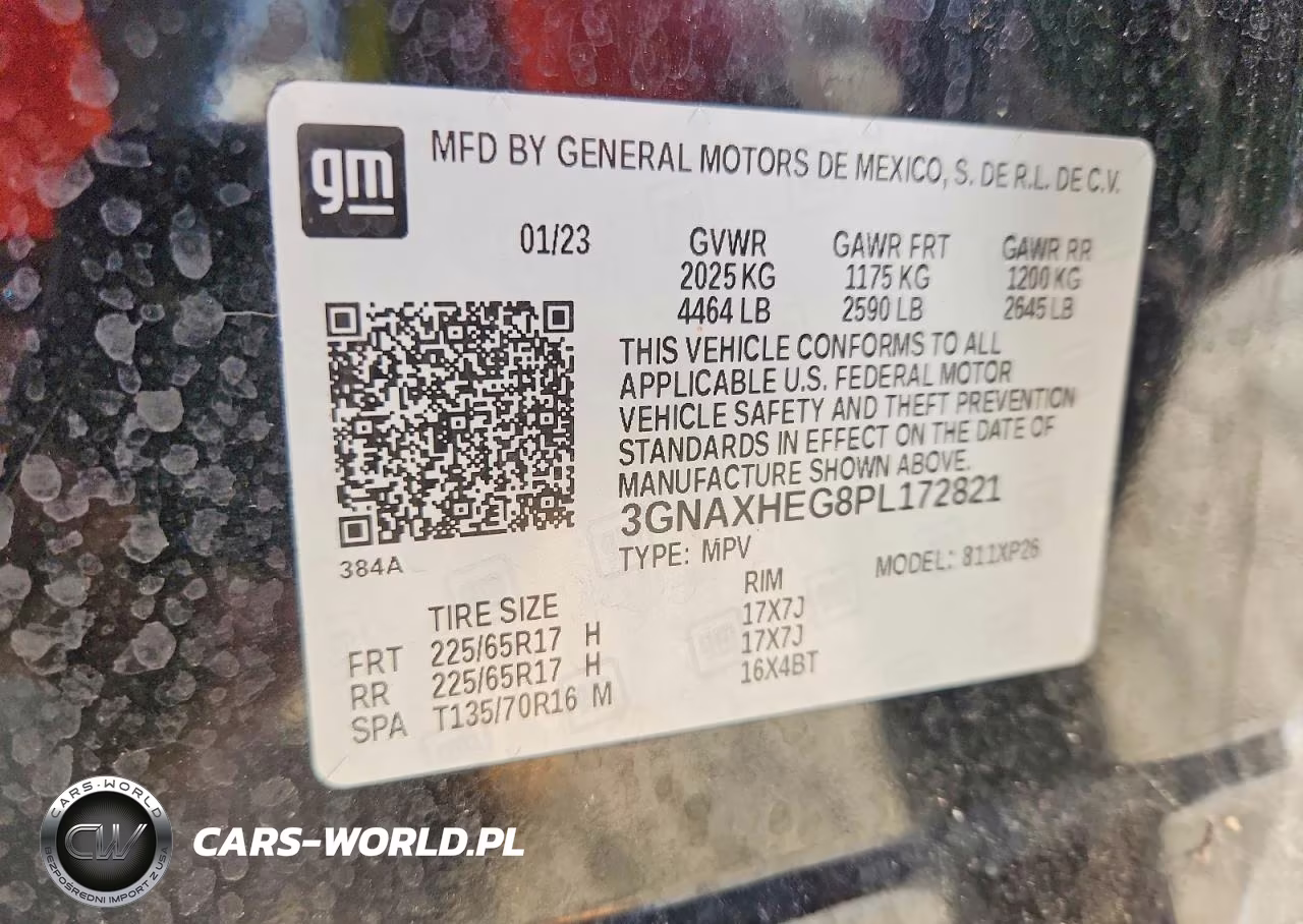 2023 Chevrolet Equinox Ls VIN:3GNAXHEG8PL172821 - 13