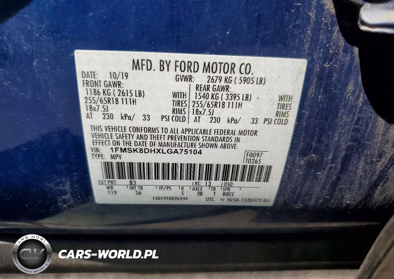 2020 Ford Explorer Xlt VIN:1FMSK8DHXLGA75104 - 13