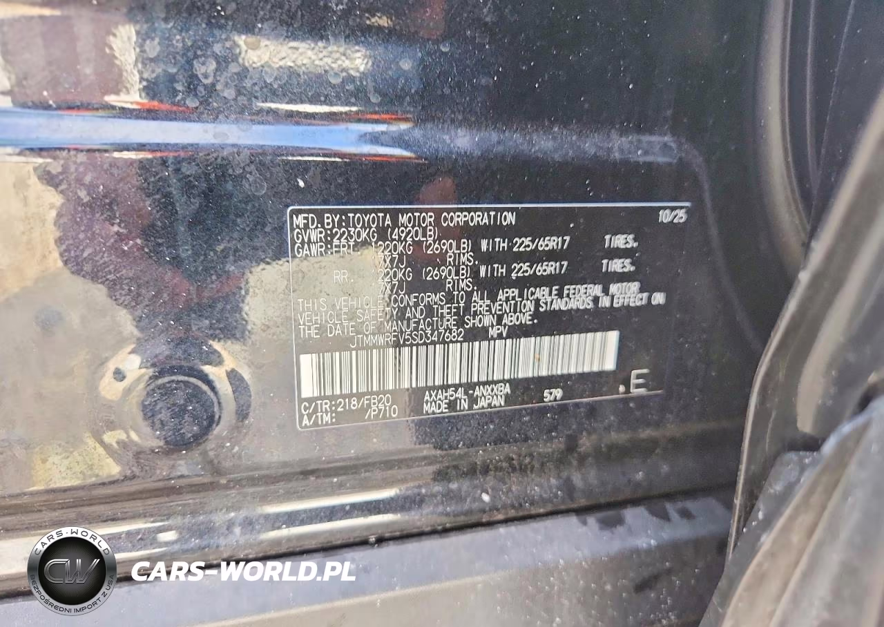 2025 Toyota Rav4 Le VIN:JTMMWRFV5SD347682 - 13