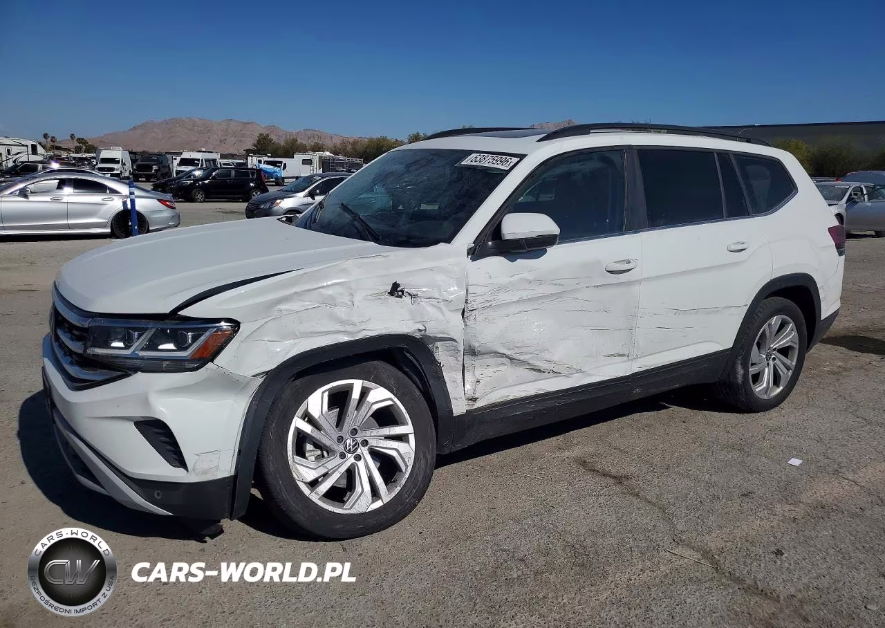 2023 Volkswagen Atlas Se VIN:1V2JR2CA7PC547185 - 1