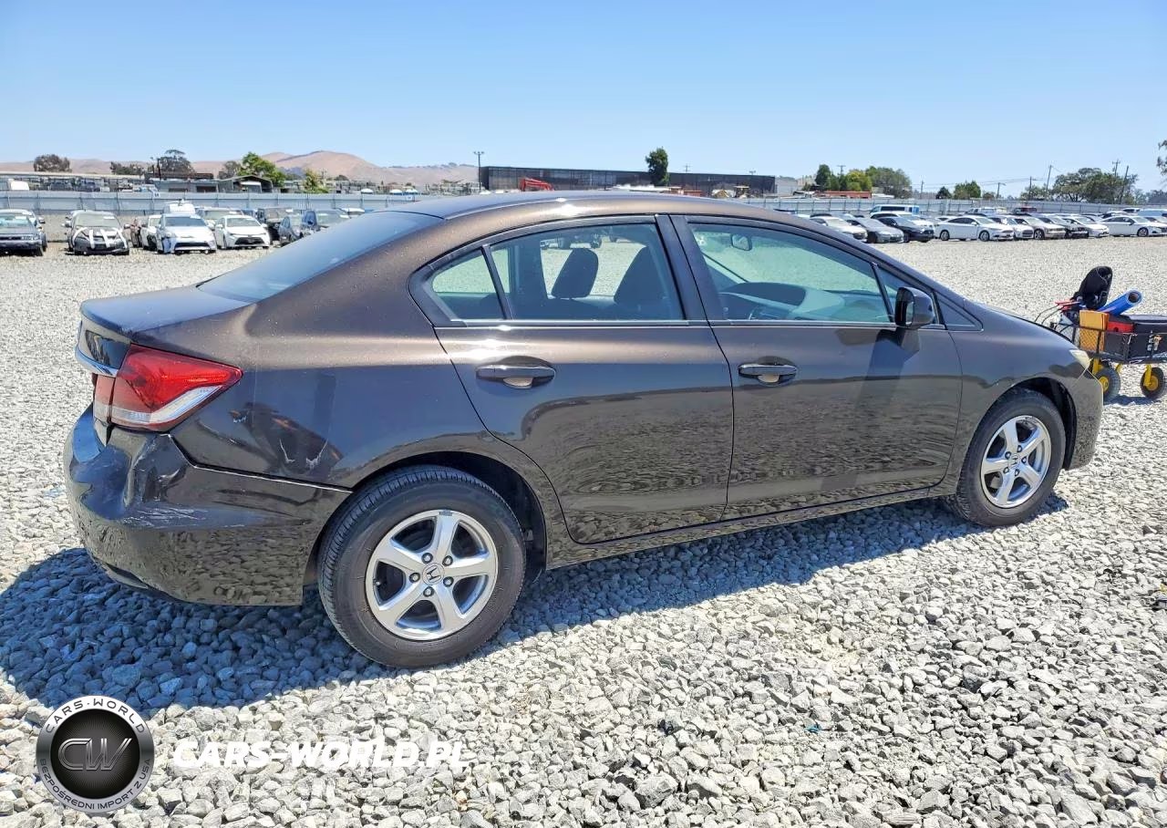 2013 Honda Civic Lx VIN:19XFB2F55DE228446 - 3