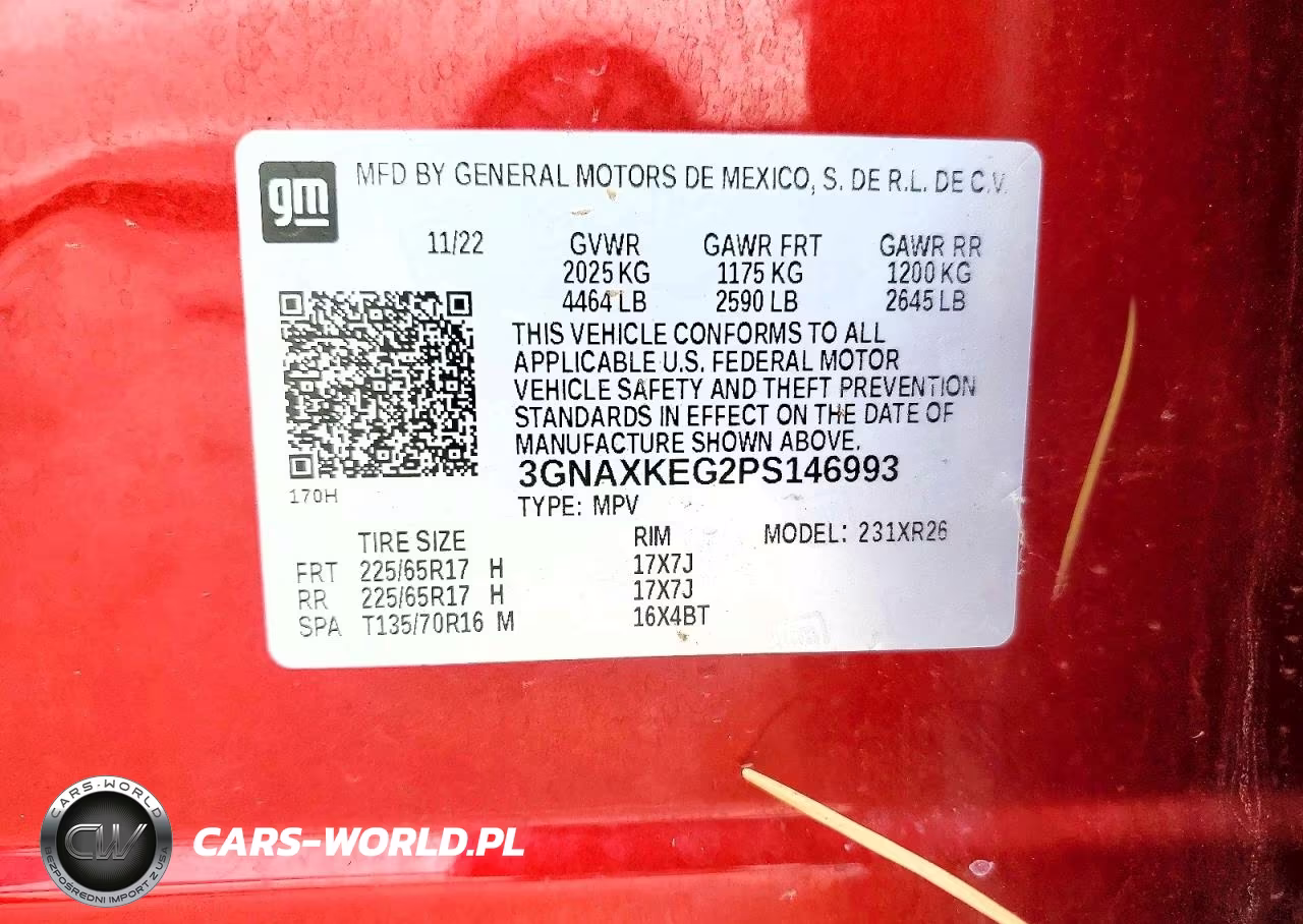 2023 Chevrolet Equinox Lt VIN:3GNAXKEG2PS146993 - 13