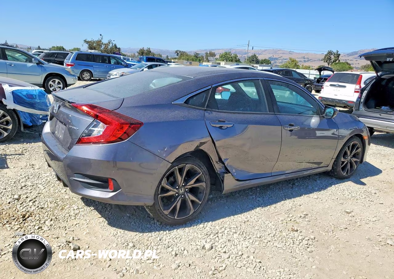2020 Honda Civic Sport VIN:19XFC2F88LE206429 - 3