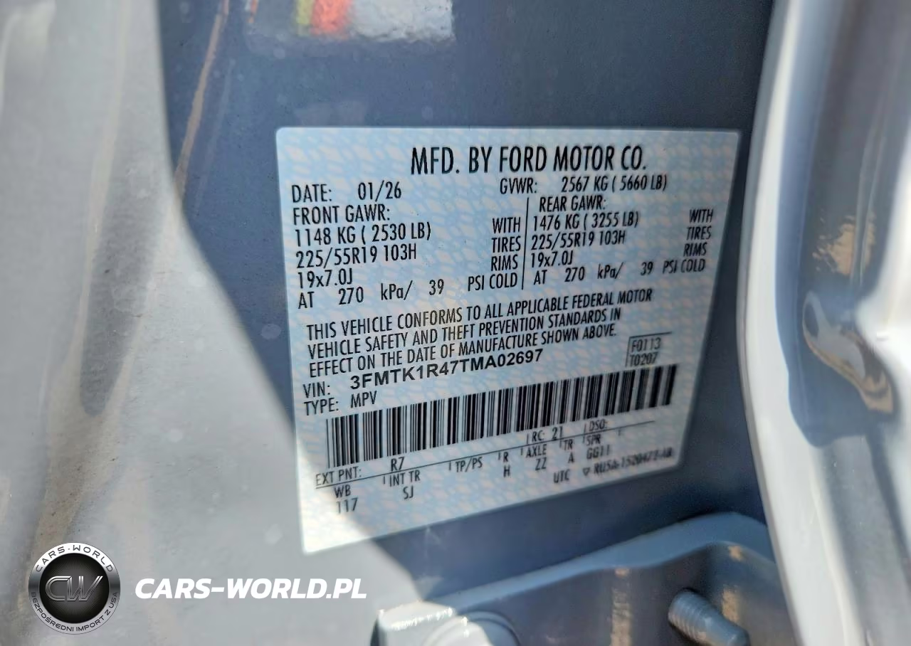 2026 Ford Mustang Mach-E Select VIN:3FMTK1R47TMA02697 - 14