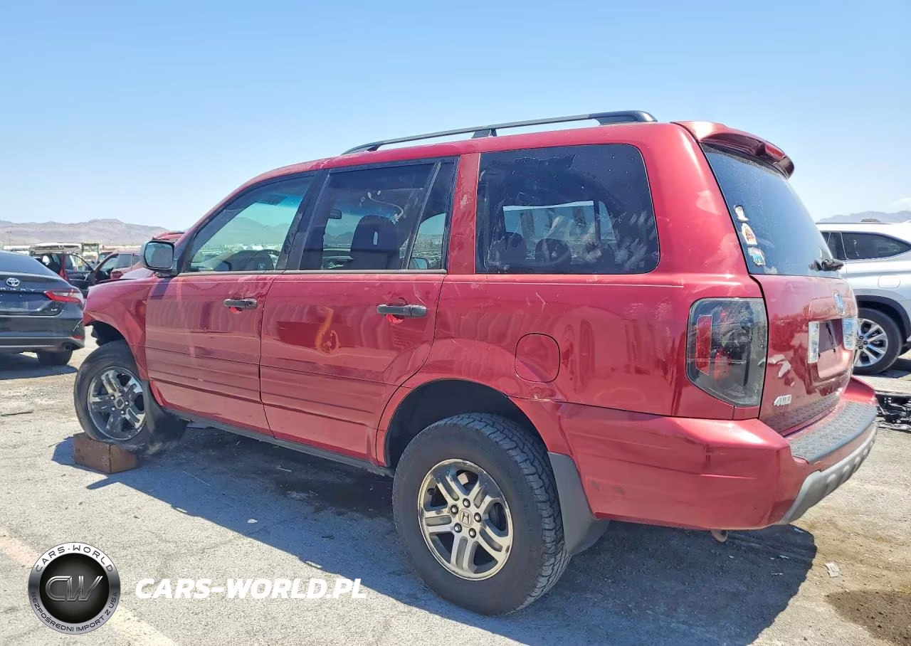 2004 Honda Pilot Exl VIN:2HKYF18564H606161 - 2
