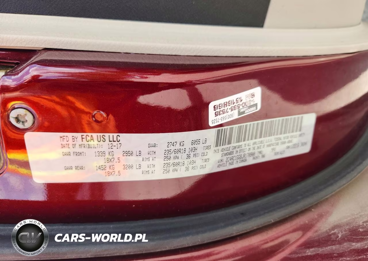 2018 Chrysler Pacifica Limited VIN:2C4RC1GG8JR170900 - 13
