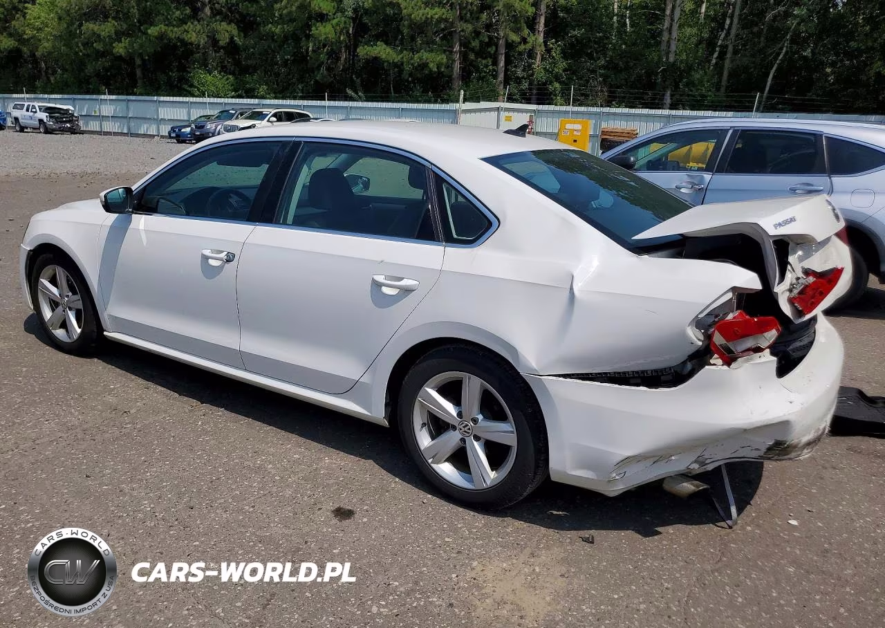 2014 Volkswagen Passat Se VIN:1VWBT7A38EC040265 - 2