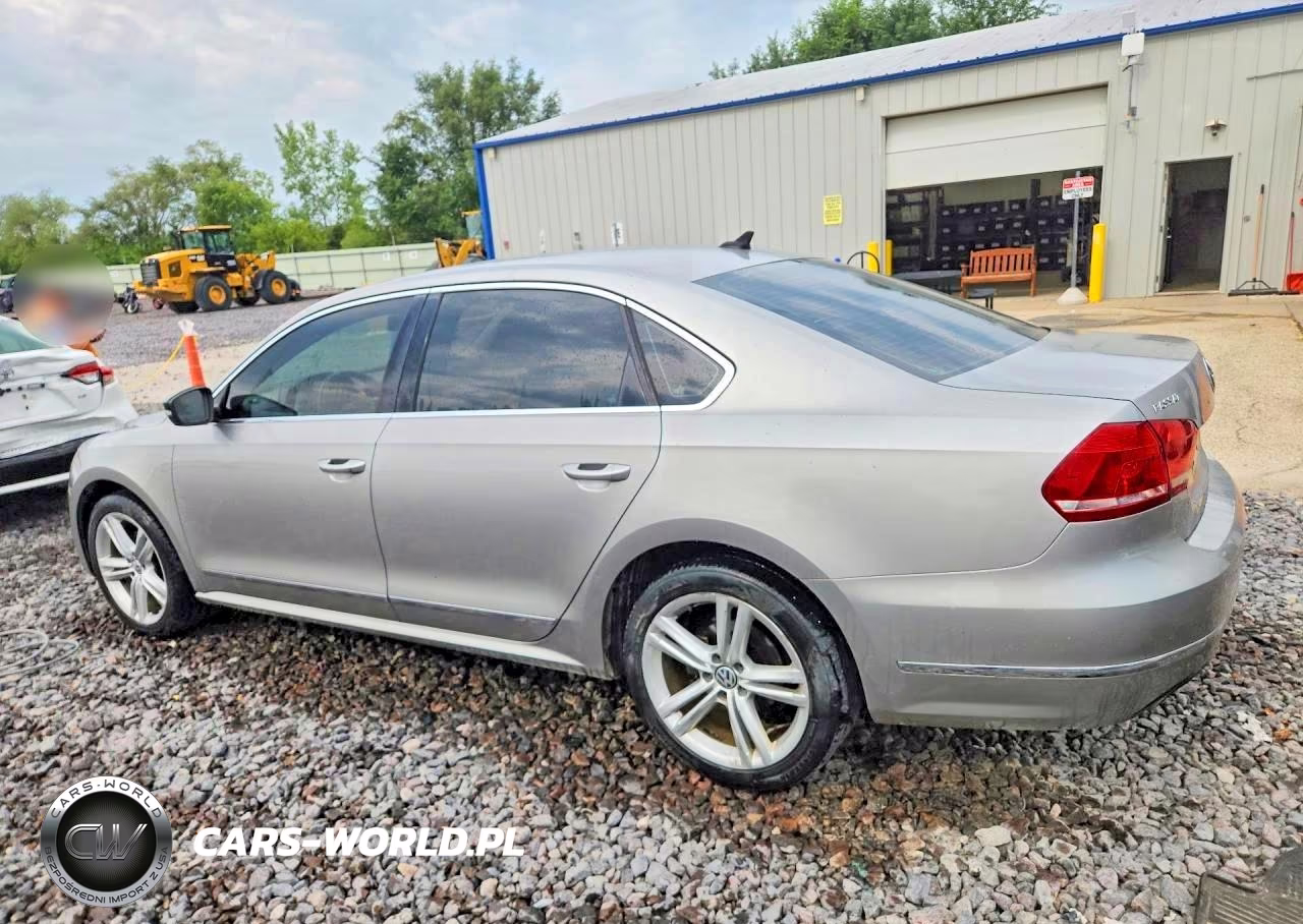 2013 Volkswagen Passat Se VIN:1VWBN7A37DC112002 - 2