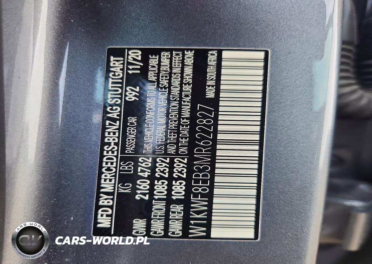 2021 Mercedes-Benz C 300 4Matic VIN:W1KWF8EB3MR622827 - 13