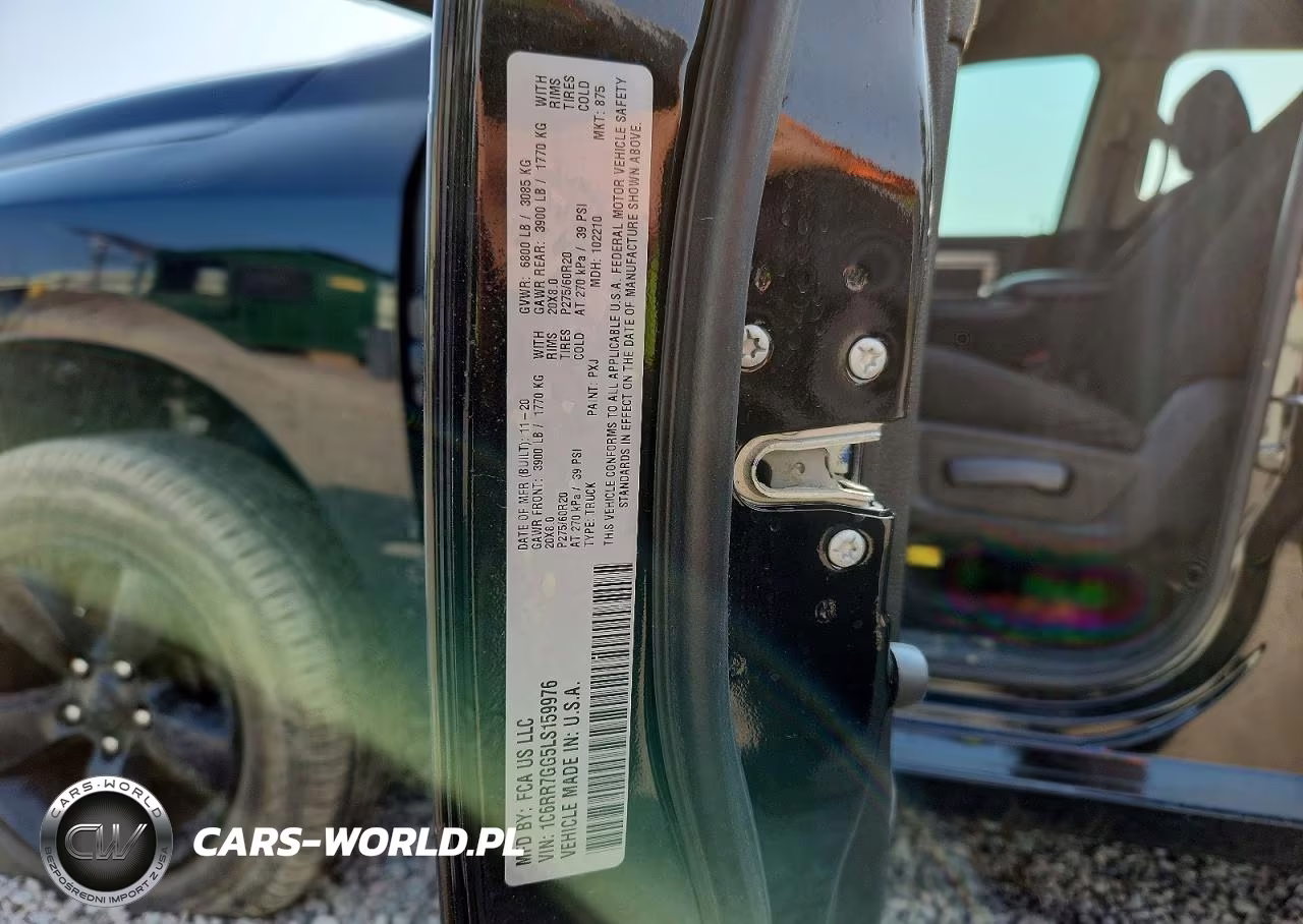 2020 Ram 1500 Classic Warlock VIN:1C6RR7GG5LS159976 - 12